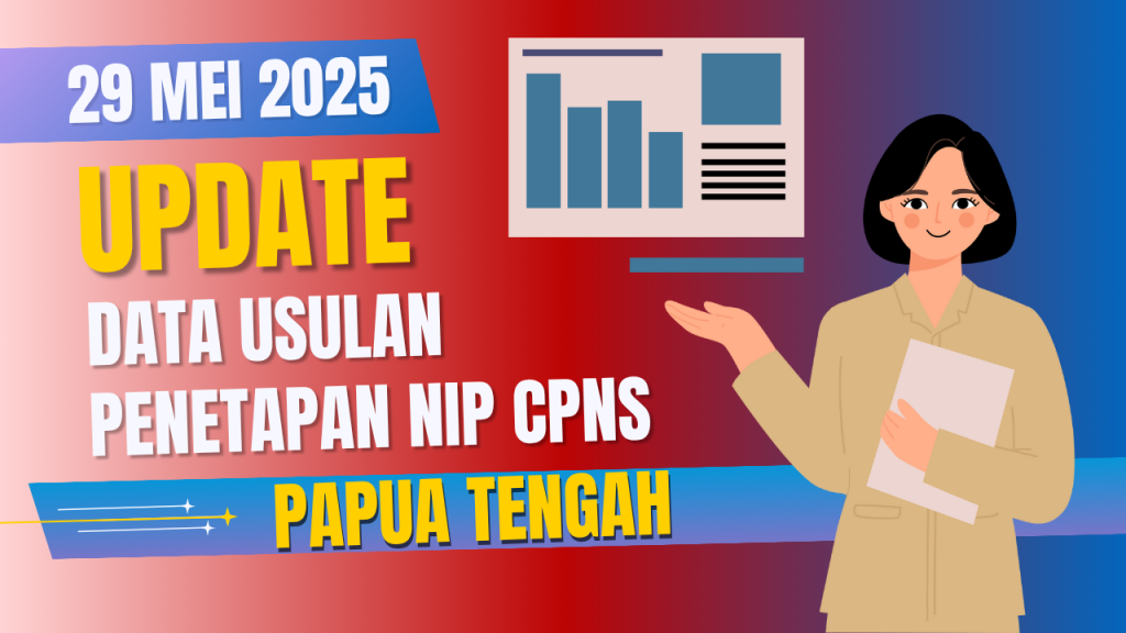 Progres Penetapan NIP CPNS Papua Tengah per Tanggal 29 Mei 2025