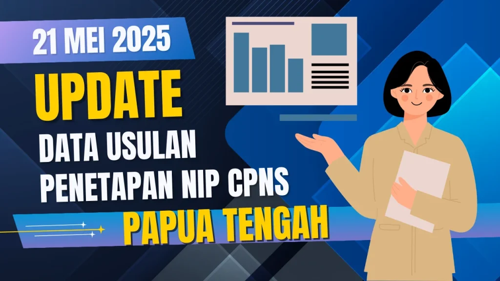Progres Penetapan NIP CPNS Papua Tengah