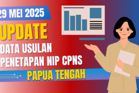 Progres Penetapan NIP CPNS Papua Tengah per Tanggal 29 Mei 2025