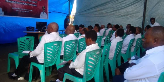 PPPK Paniai 2025: Proses Seleksi Hari Kedua Dilaksanakan di BKPSDM Papua Tengah